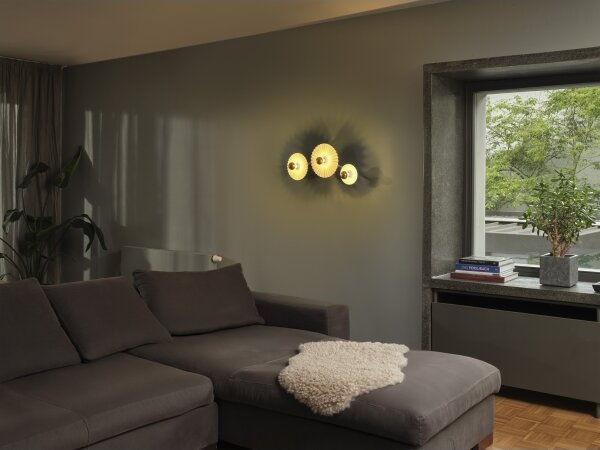 Osram - Nástěnné svítidlo PLISSEE 3xE27/15W/230V krémová