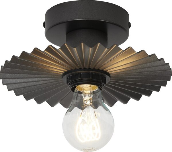 Osram - Stropní svítidlo PLISSEE 1xE27/15W/230V pr. 20 cm antracit