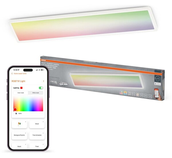 Osram -LED RGBW Stm. koup. strop. sv. SMART+ PLANON LED/40W/230V Wi-Fi IP54 bílá