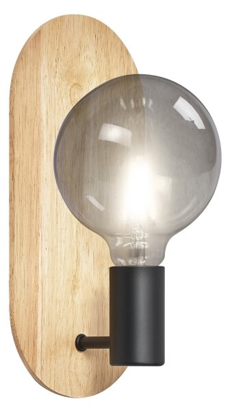 Osram - Nástěnná lampa DECOR WOOD 1xE27/8W/230V kaučukovník