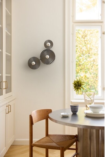Osram - Nástěnné svítidlo PLISSEE 3xE27/15W/230V antracit