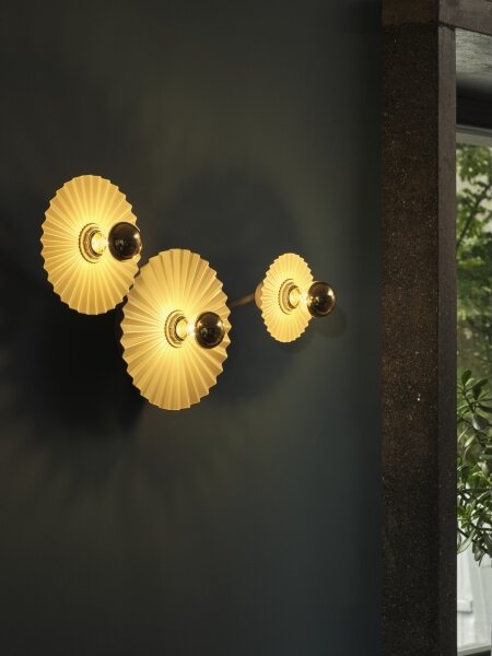 Osram - Nástěnné svítidlo PLISSEE 3xE27/15W/230V krémová