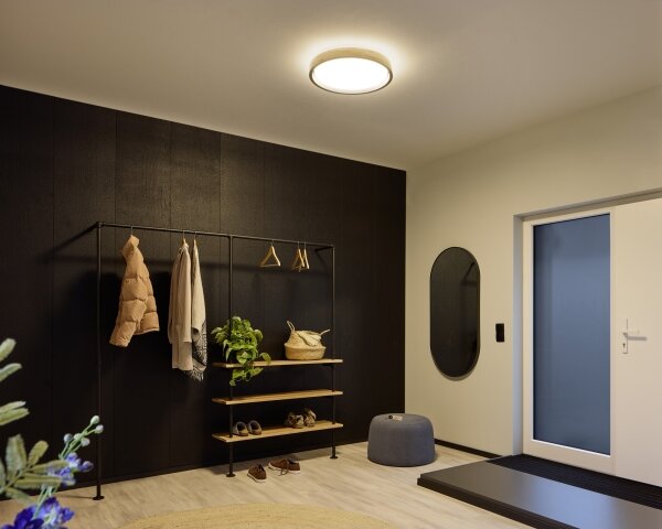 Osram -LED Stmívatelné stropní svítidlo MARIANO LED/36W/230V pr. 51 cm dub/černá
