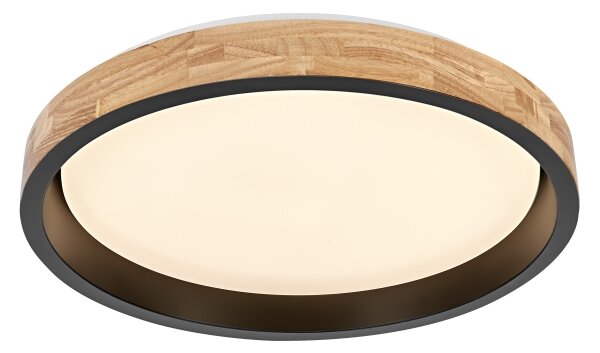 Osram -LED Stmívatelné stropní svítidlo MARIANO LED/36W/230V pr. 51 cm dub/černá