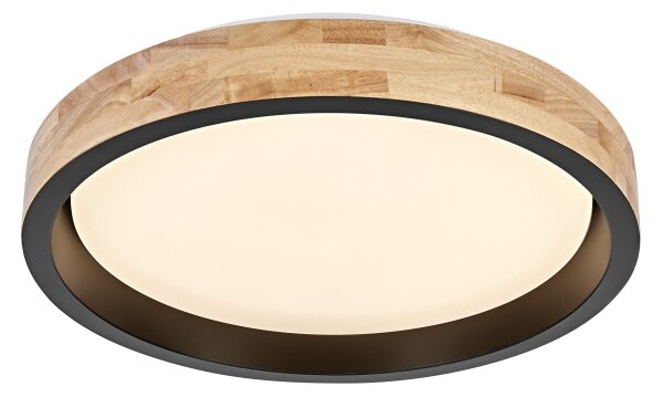 Osram -LED Stmívatelné stropní svítidlo MARIANO LED/24W/230V pr. 41 cm dub/černá