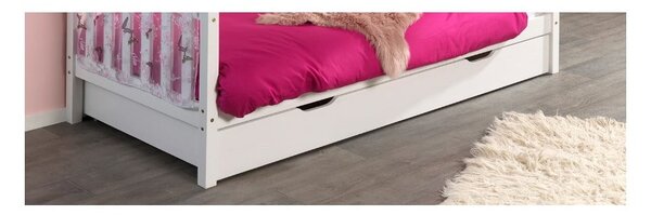Bílý šuplík pod dětskou postel 90x200 cm Dallas – Vipack