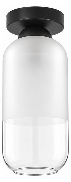 BRILAGI - LED Stropní svítidlo RETRO GLASS 1xE27/60W/230V pr. 14 cm černá/bílá