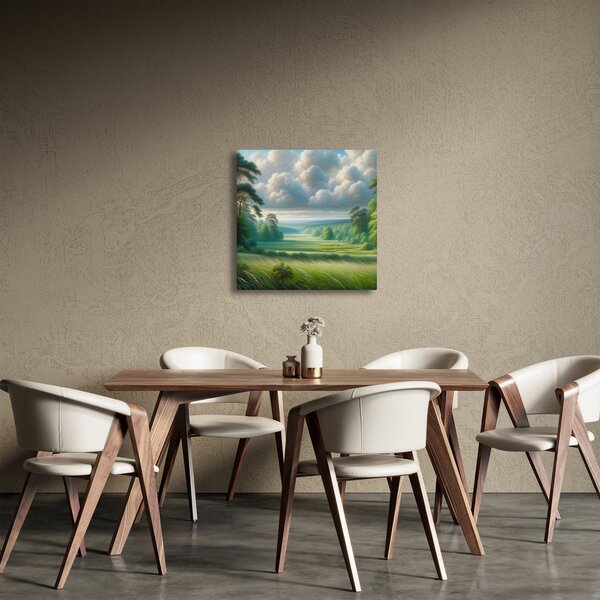 Obraz - Zelená krajina (30x30 cm)