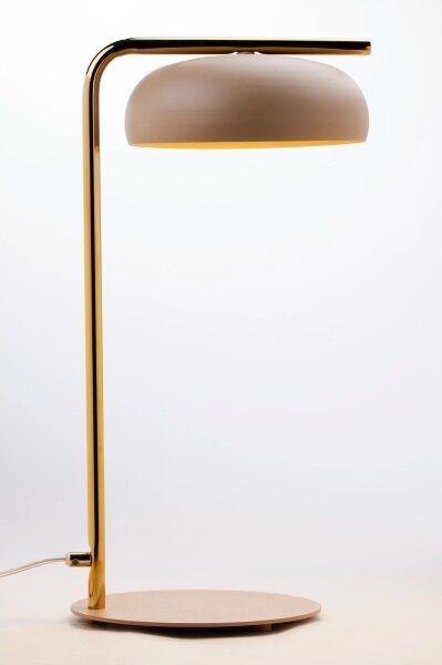 Stolní lampa OLAF 1xGX53/12W/230V béžová/zlatá