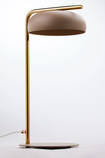 Stolní lampa OLAF 1xGX53/12W/230V béžová/zlatá