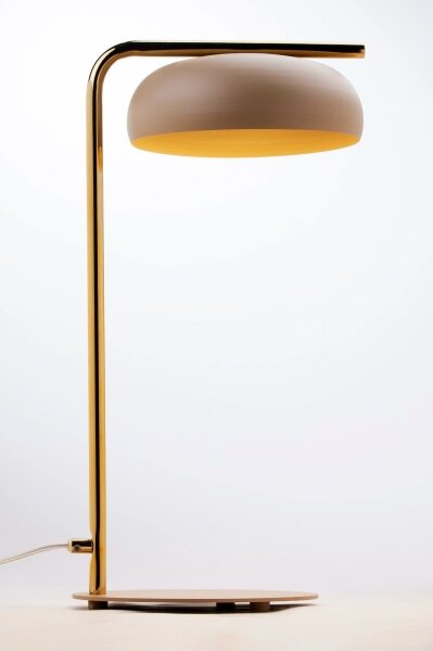 Stolní lampa OLAF 1xGX53/12W/230V béžová/zlatá