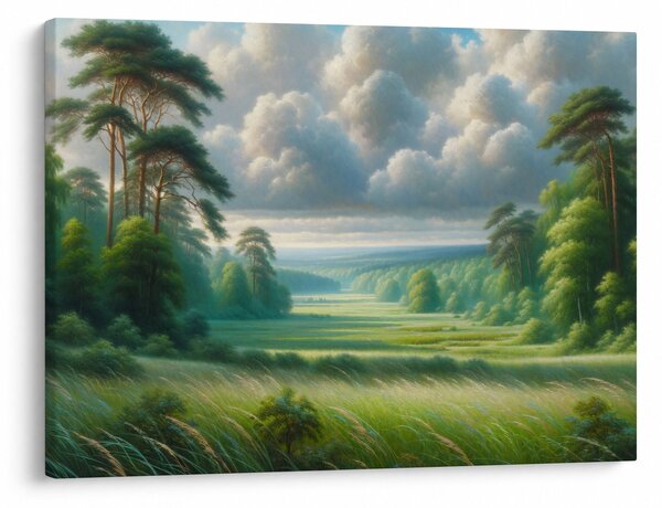 Obraz - Zelená krajina (70x50 cm)