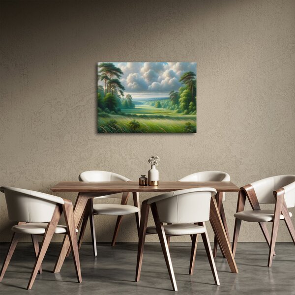 Obraz - Zelená krajina (70x50 cm)