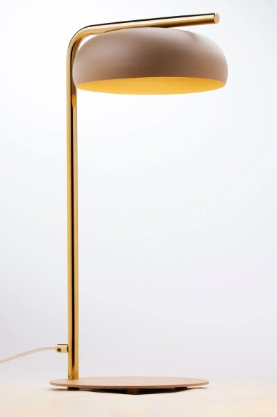 Stolní lampa OLAF 1xGX53/12W/230V béžová/zlatá
