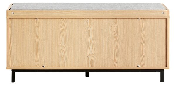 Sobuy Fsr154-N Lavice Na Boty Lavice Do Předsíně Truhla Na Boty Lavice Sedací Komodapřírodní 110 X 49 X 40 Cm