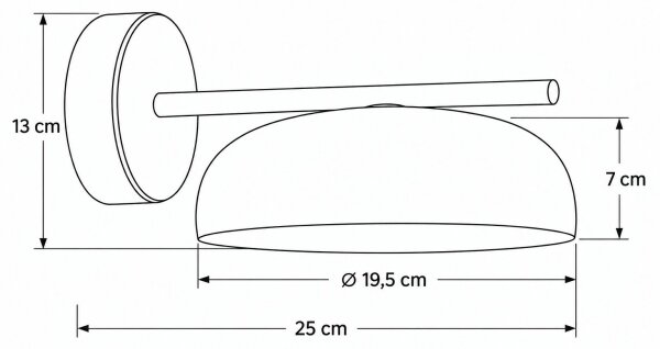 Nástěnná lampa OLAF 1xGX53/12W/230V černá/zlatá