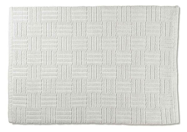 Koupelnová předložka Leana 80x50 cm bavlna bílá