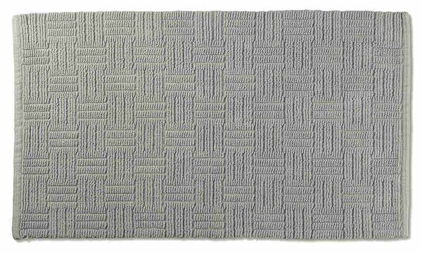 Koupelnová předložka Leana 100x60 cm bavlna šedá