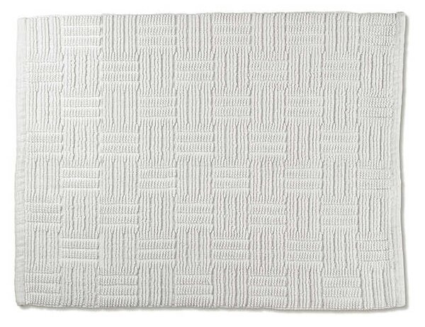 Koupelnová předložka Leana 65x55 cm bavlna bílá