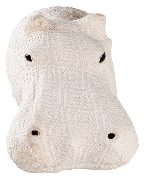 Dekorace na zeď Hippo Béžová 13x20x15 cm – 13x20x15 cm