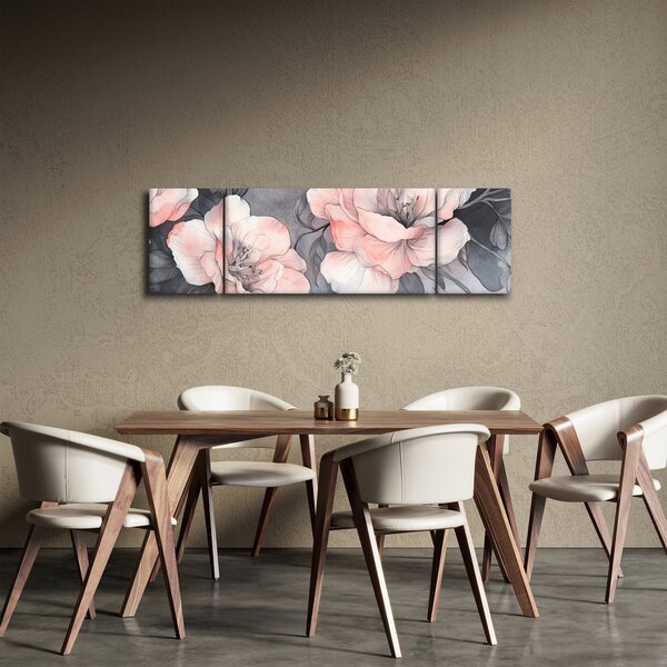 Obraz - Skica květin (170x50 cm)