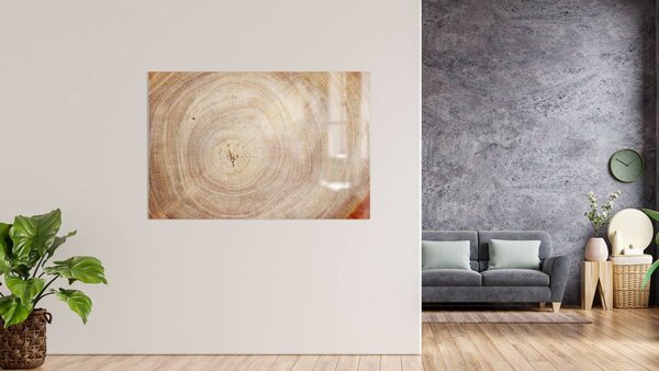 Allboards,Skleněná magnetická tabule- dekorativní obraz DŘEVO 60x40 cm,TS64_30008