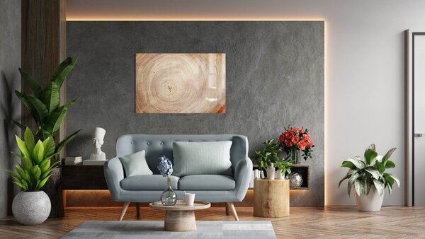 Allboards,Skleněná magnetická tabule- dekorativní obraz DŘEVO 60x40 cm,TS64_30008