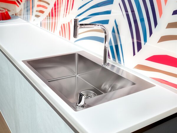 Hansgrohe S 71 ocelový dřez 76x50 cm 43302800