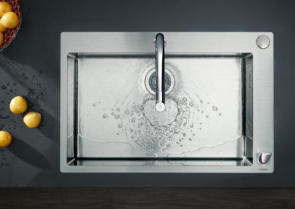 Hansgrohe S 71 ocelový dřez 76x50 cm 43302800