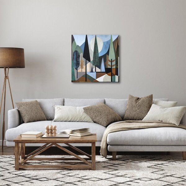 Obraz - Přírodní geometrická abstrakce II. (30x30 cm)