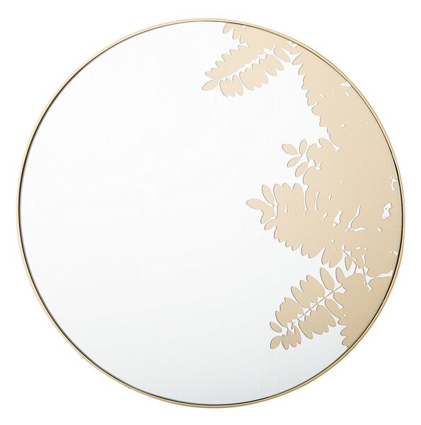 Nástěnné zrcadlo ø 56 cm zlaté MISOOL