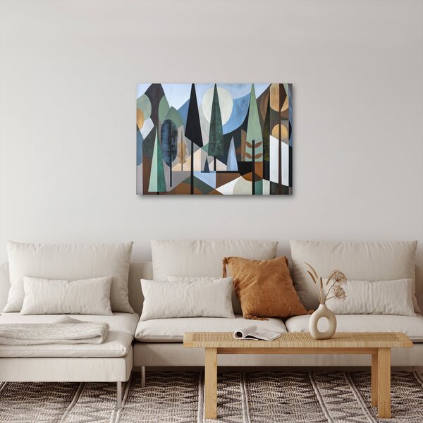 Obraz - Přírodní geometrická abstrakce II. (70x50 cm)