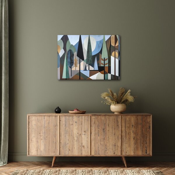 Obraz - Přírodní geometrická abstrakce II. (70x50 cm)