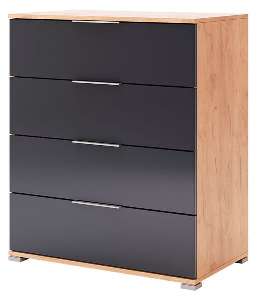 Komoda Junior 4šu Lava / dub kraft Luna