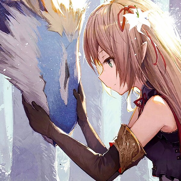 Malvis ® Anime tapeta Dívka s příšerkami Vel. (šířka x výška): 144 x 105 cm