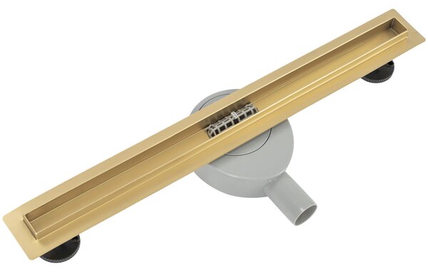 Odtokový žlab Rea Neo Slim Mirror Pro 90 - zlatý