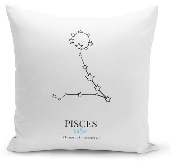 Polštář s výplní Kate Louise Pisces, 43 x 43 cm