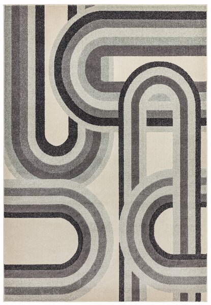 Tribeca Design Kusový koberec Dinamo Retro Grey Rozměry: 80x150 cm