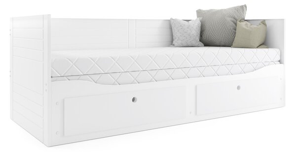 Výsuvná dětská postel HERMES bílá 200x80 cm