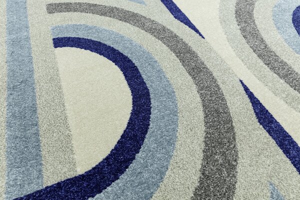 Tribeca Design Kusový koberec Dinamo Retro Blue Rozměry: 80x150 cm