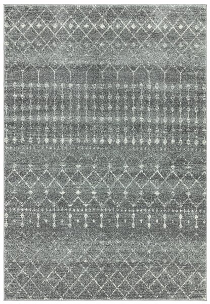 Tribeca Design Kusový koberec Dinamo Nomadic Dark Grey Rozměry: 80x150 cm