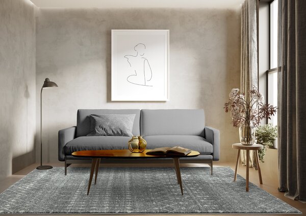 Tribeca Design Kusový koberec Dinamo Nomadic Dark Grey Rozměry: 80x150 cm