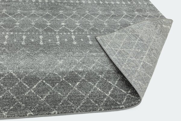 Tribeca Design Kusový koberec Dinamo Nomadic Dark Grey Rozměry: 80x150 cm
