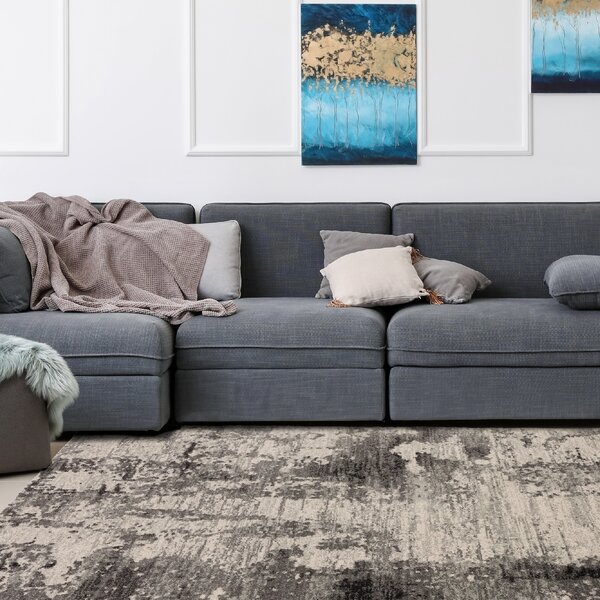 Tribeca Design Kusový koberec Dinamo Mirage Charcoal Rozměry: 80x150 cm