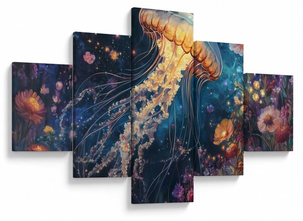 Obraz - Magická medúza (125x70 cm)