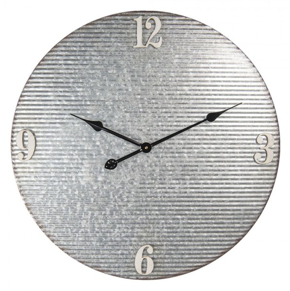 Nástěnné kovové hodiny Camiel – 60x5 cm