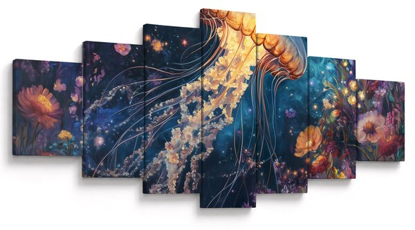 Obraz - Magická medúza (210x100 cm)
