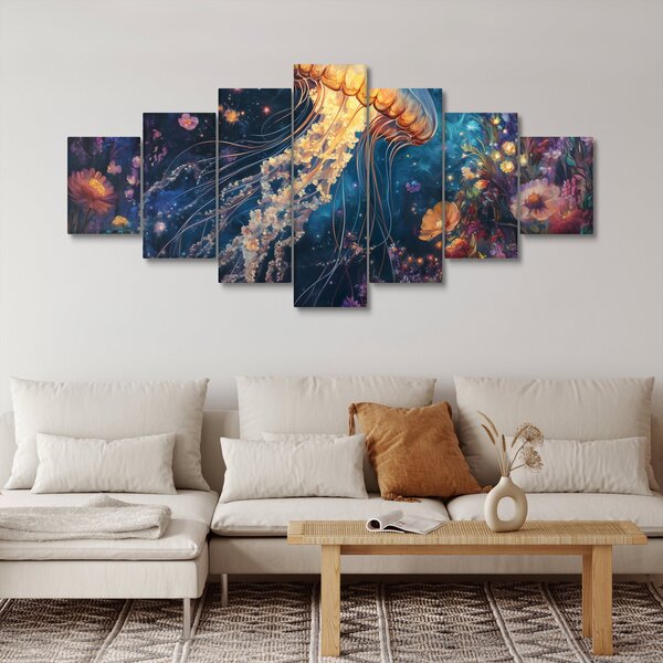 Obraz - Magická medúza (210x100 cm)
