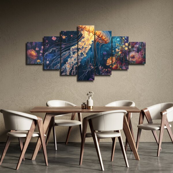 Obraz - Magická medúza (210x100 cm)