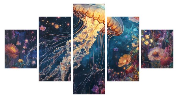 Obraz - Magická medúza (125x70 cm)